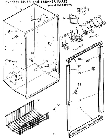 Liner & breaker parts