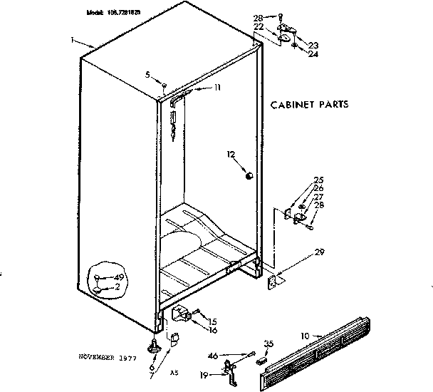 CABINET PARTS