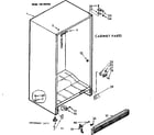 Kenmore 1067281620 cabinet parts diagram