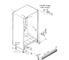 Kenmore 1067281630 cabinet parts diagram