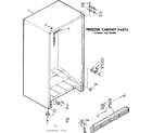 Kenmore 1067282020 freezer cabinet parts diagram