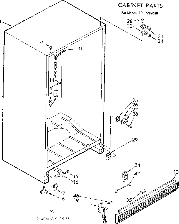 Cabinet parts