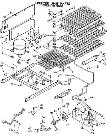 Freezer unit parts