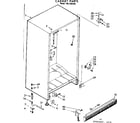 Kenmore 1067291630 cabinet parts diagram