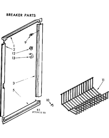 Breaker and partition parts