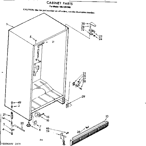 CABINET PARTS