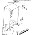Kenmore 1067291640 cabinet parts diagram