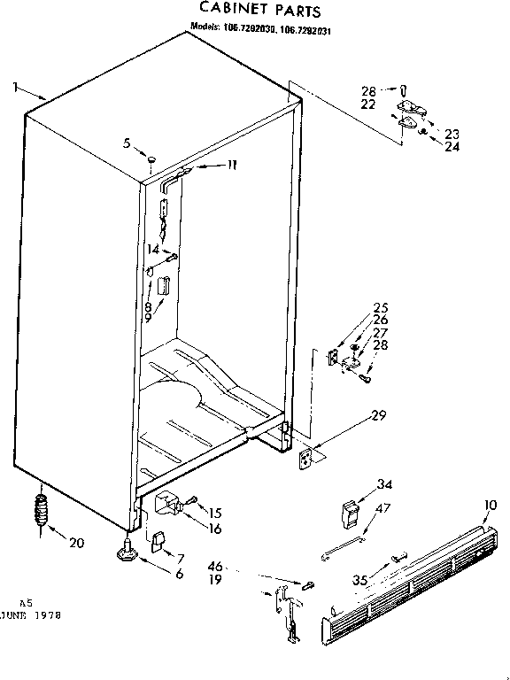 CABINET PARTS