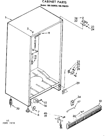 Cabinet parts