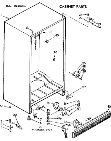 Cabinet parts