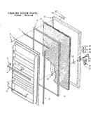 Freezer door parts