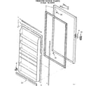 Kenmore 1067382020 freezer door parts diagram