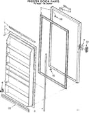 Freezer door parts