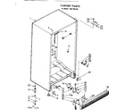 Kenmore 1067391530 cabinet parts diagram