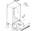 Kenmore 1067391540 cabinet parts diagram