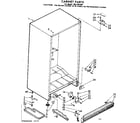Kenmore 1067391550 cabinet parts diagram