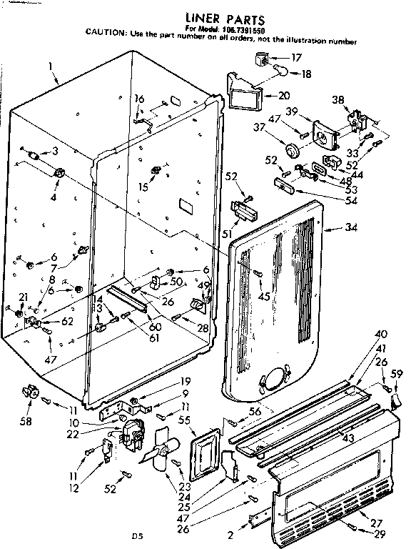 Liner parts