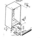 Kenmore 1067392050 cabinet parts diagram