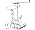 Kenmore 1067392051 cabinet parts diagram