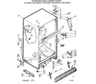 Kenmore 1067625423 cabinet parts diagram
