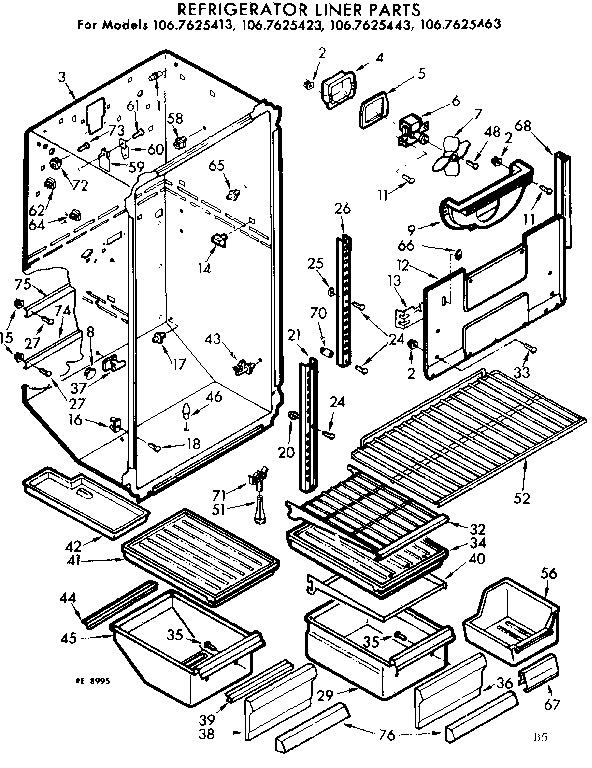Liner parts