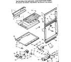 Kenmore 1067625423 breaker and partition parts diagram