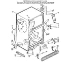 Kenmore 1067625448 refrigerator cabinet diagram