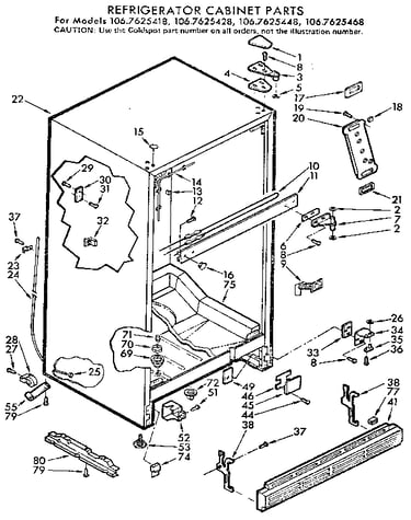 Refrigerator cabinet