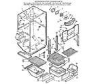 Kenmore 1067625468 refrigerator liner diagram