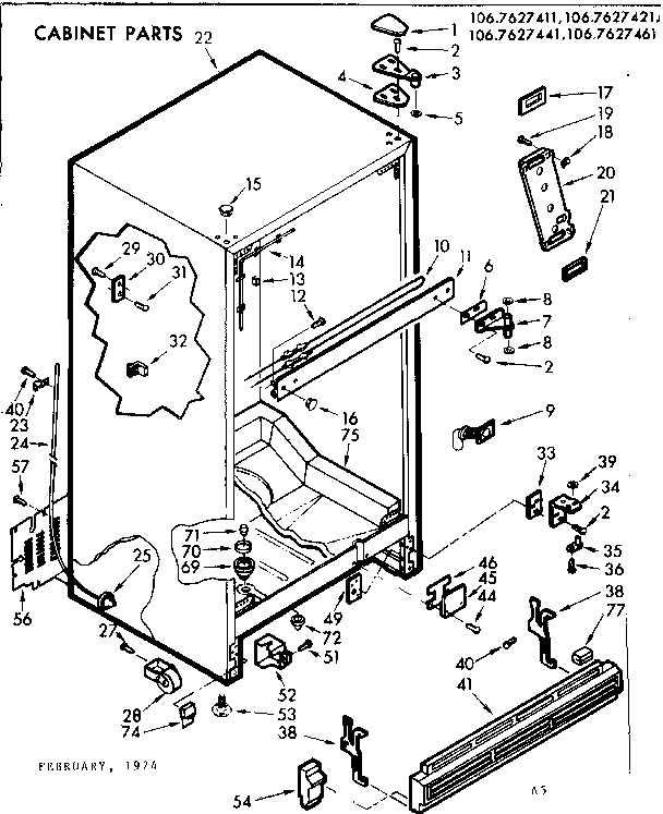 CABINET PARTS