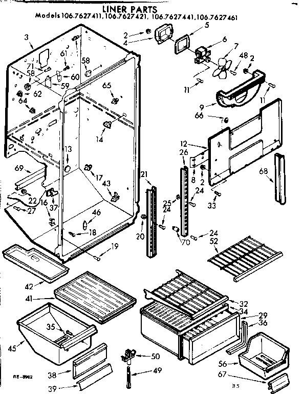 Liner parts