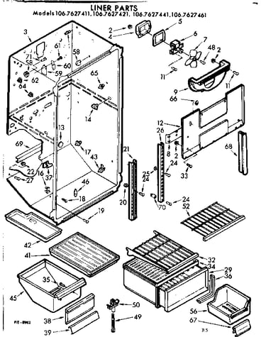 Liner parts
