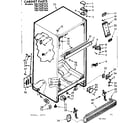 Kenmore 1067627464 cabinet parts diagram