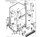 Kenmore 1067629465 cabinet parts diagram