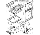 Kenmore 1067629426 breaker and partition parts diagram