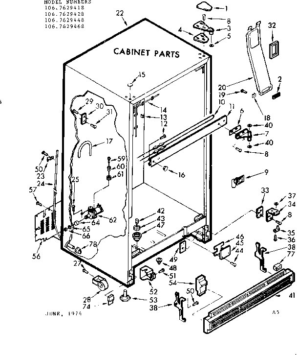 Cabinet parts