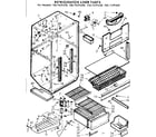 Kenmore 1067629418 liner parts diagram