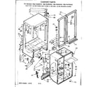 Kenmore 1067630515 cabinet parts diagram