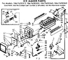 Kenmore 1067630565 ice maker parts diagram