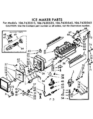 Ice maker parts