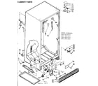 Kenmore 1067631321 cabinet parts diagram
