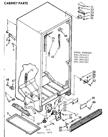 Cabinet parts
