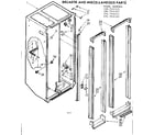 Kenmore 1067631321 breaker and miscellaneous parts diagram