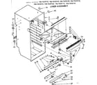 Kenmore 1067632153 liner assembly diagram