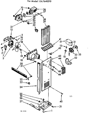 Air flow and control parts