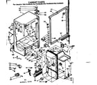 Kenmore 1067640620 cabinet parts diagram