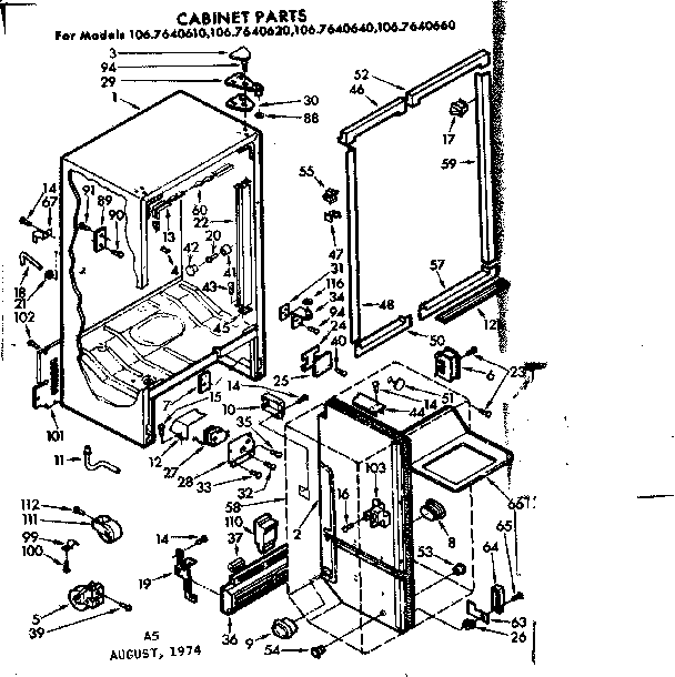 Cabinet parts