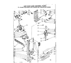 Kenmore 1067640620 air flow and control parts diagram