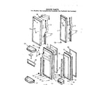 Kenmore 1067640640 door parts diagram