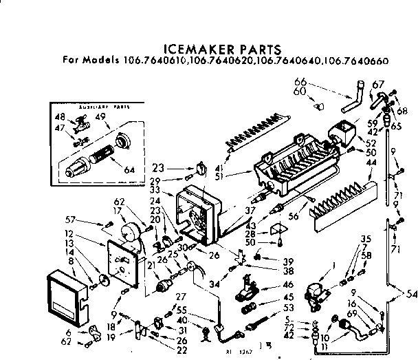 Icemaker parts